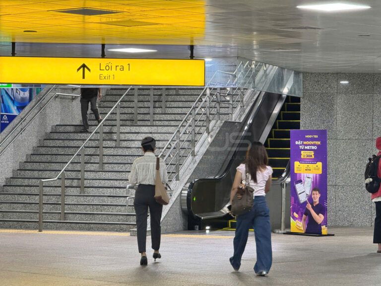 MOOVTEK chính thức hiện diện tại ga Metro Bến Thành – Ba Son – Thủ Đức