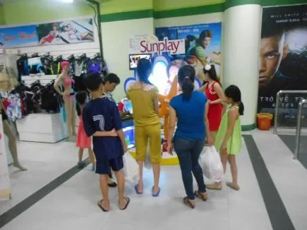 Sunplay — Activation tại siêu thị