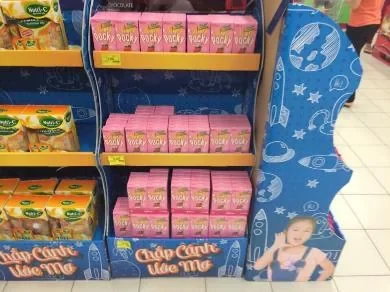 Pocky — Trưng bày sản phẩm tại siêu thị