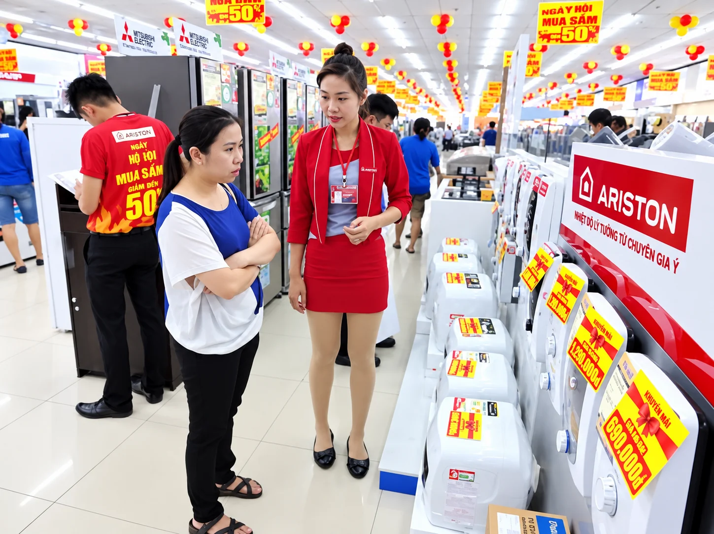 Ariston — Tư vấn lựa chọn sản phẩm tại siêu thị điện máy