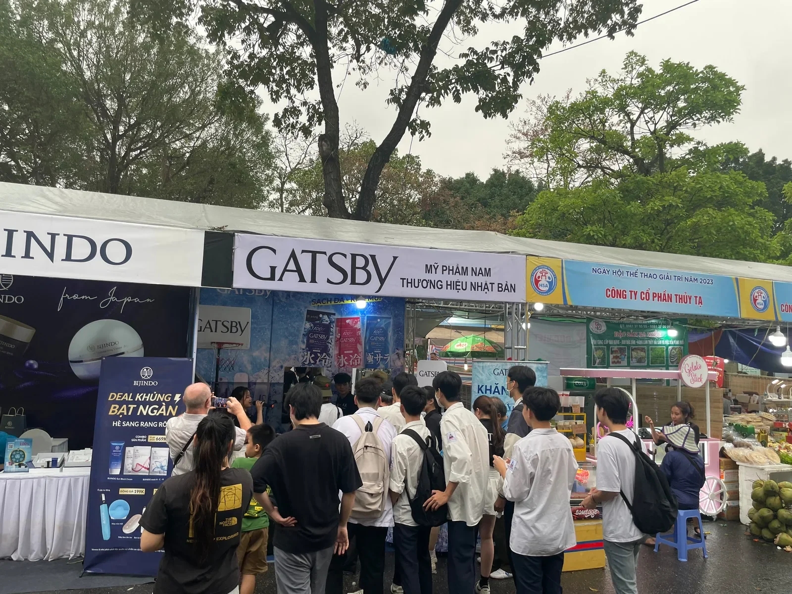 Gatsby — Festival activation và hair styling