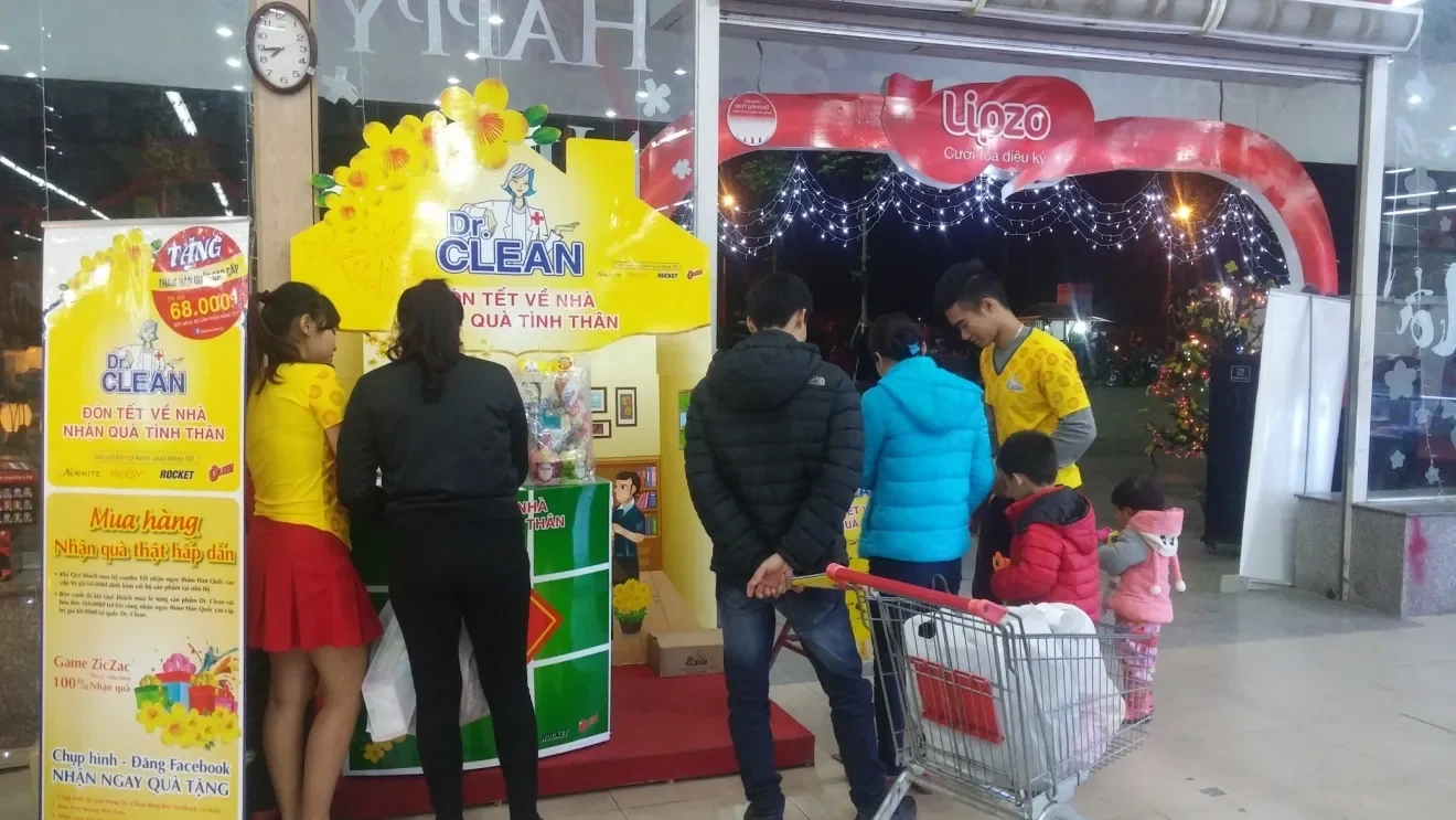 Dr. Clean — Activation và hỗ trợ bán hàng tại siêu thị