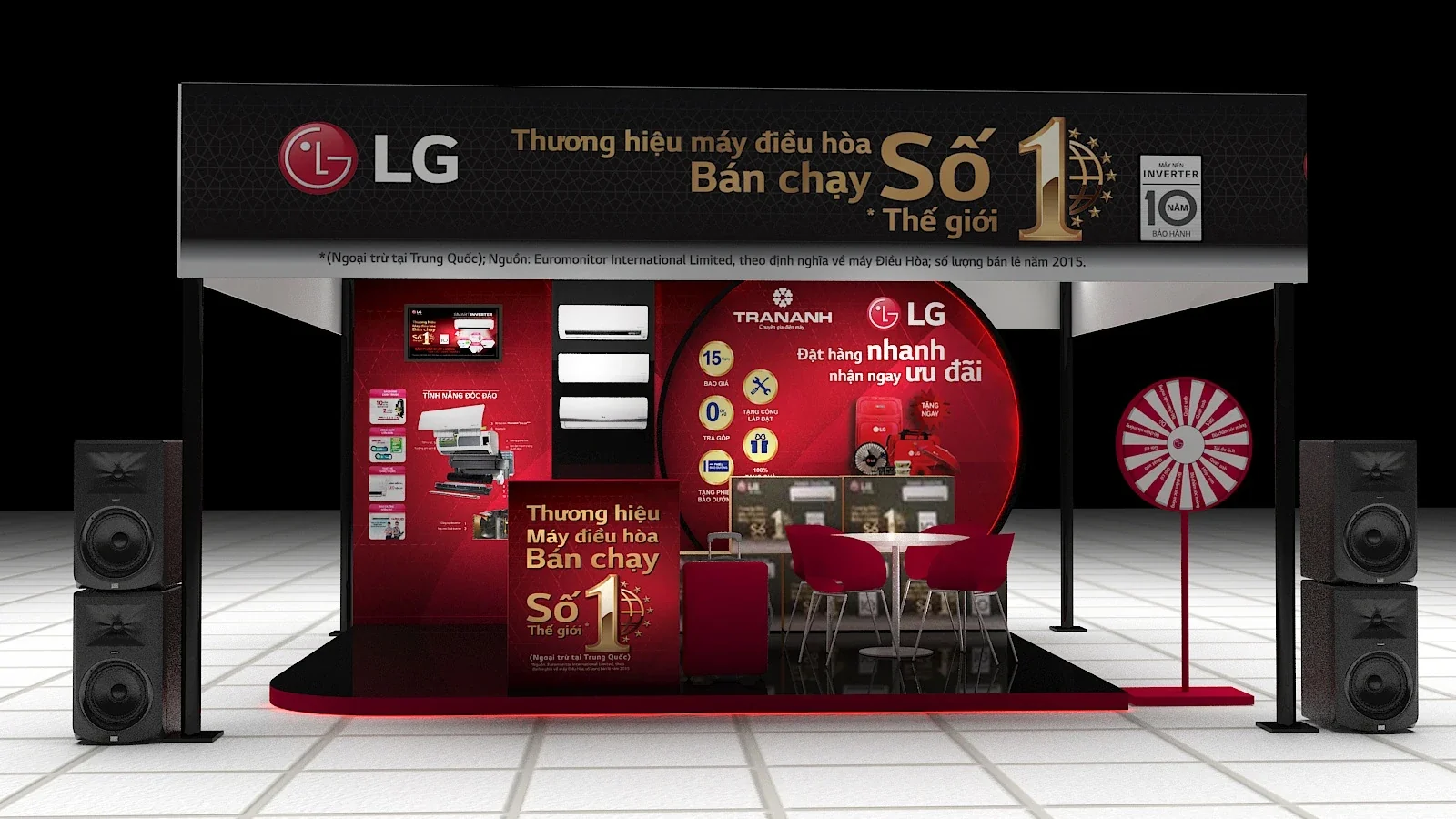 LG — Thiết kế hình ảnh và phối cảnh thương hiệu