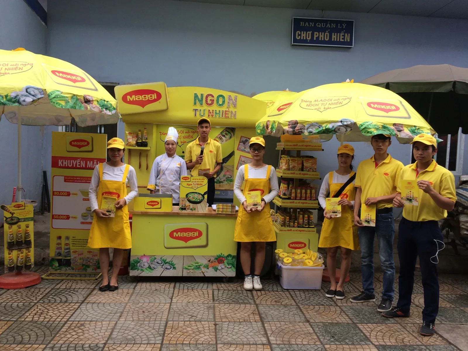 Maggi — Activation tại chợ