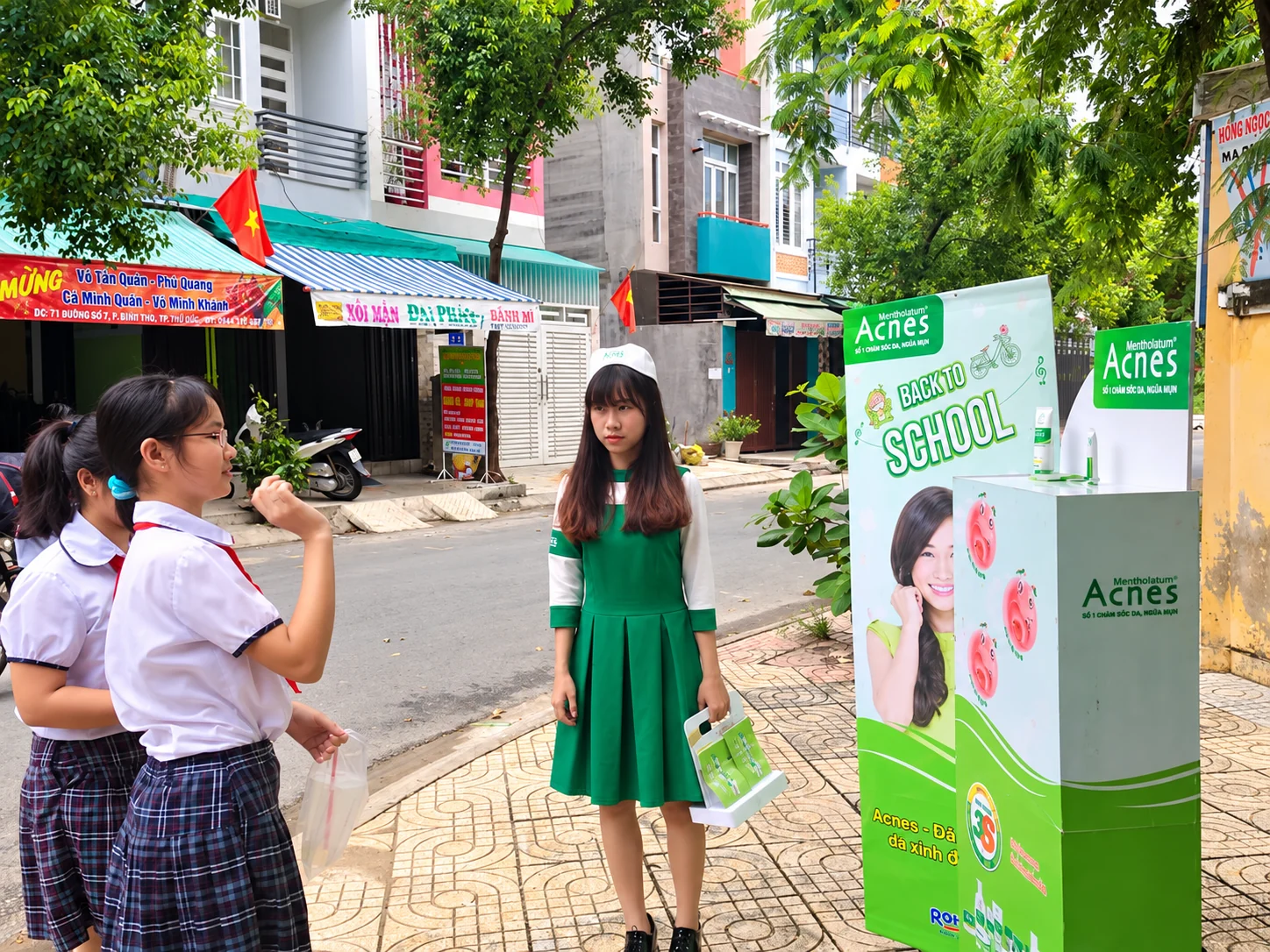 Acnes — Booth Acnes và không gian tiếp cận thương hiệu