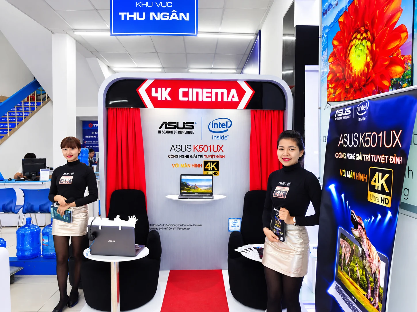 ASUS — Đội ngũ PG cùng gian hàng ASUS 4K Cinema