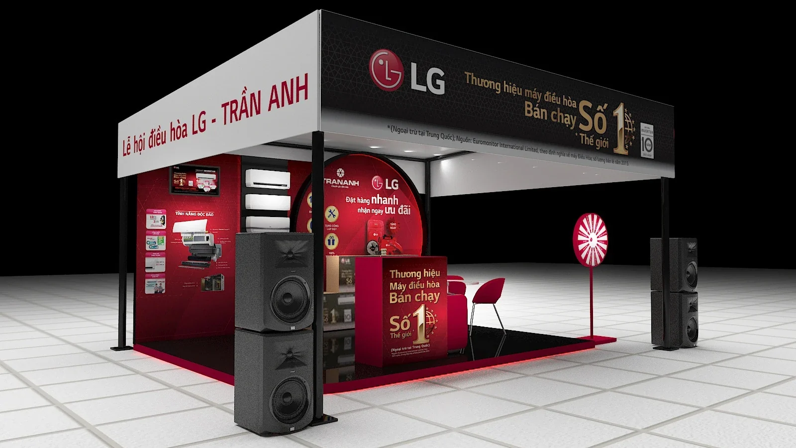 LG — Thiết kế hình ảnh và phối cảnh thương hiệu