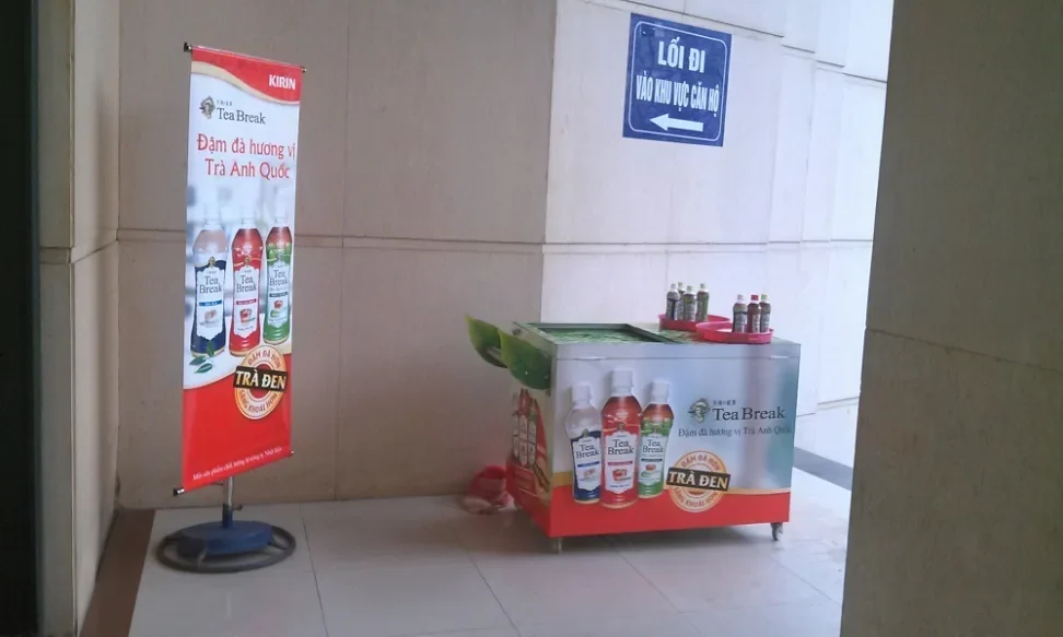 Kirin TeaBreak — Sampling tại tòa nhà văn phòng