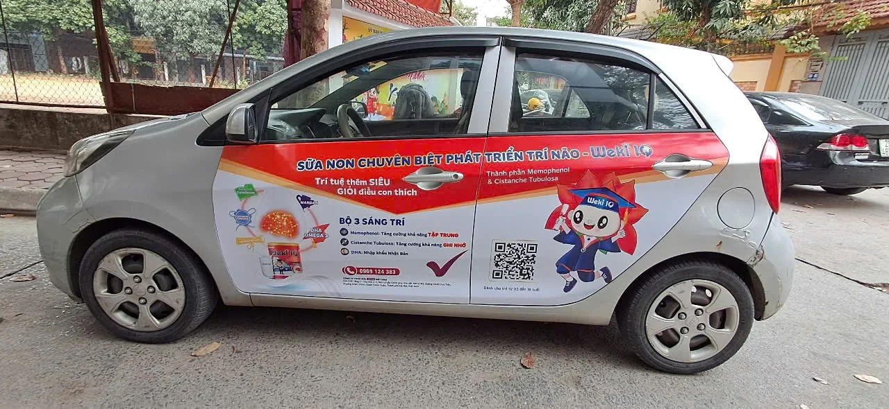 Weki IQ — Quảng cáo taxi