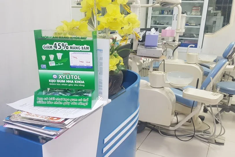 Xylitol — POSM tại phòng khám nha khoa