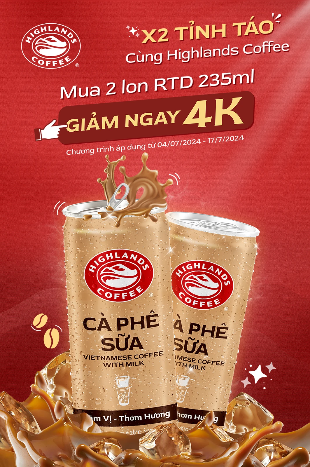 Highlands Coffee — Thiết kế hình ảnh và phối cảnh thương hiệu