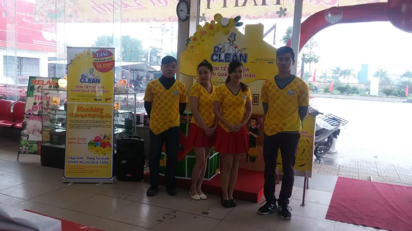 Dr. Clean — Activation và hỗ trợ bán hàng tại siêu thị