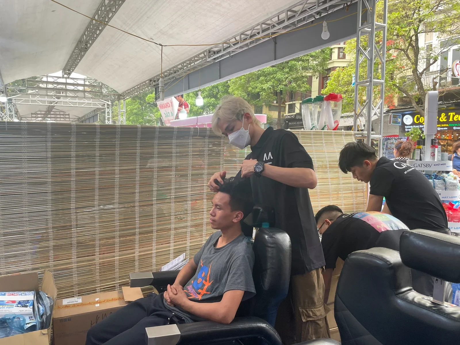 Gatsby — Festival activation và hair styling