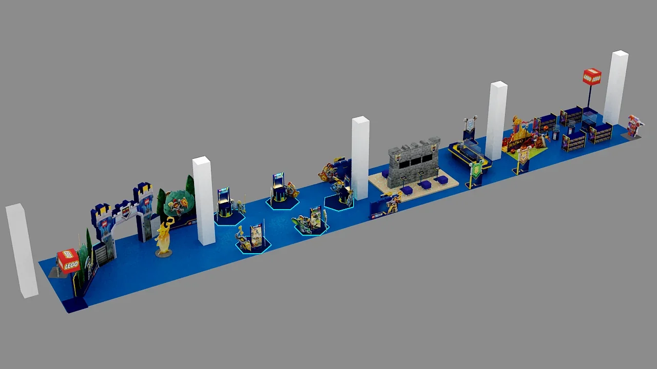 LEGO — Thiết kế hình ảnh và phối cảnh thương hiệu