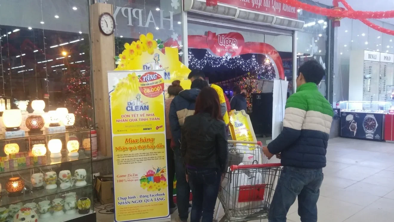Dr. Clean — Activation và hỗ trợ bán hàng tại siêu thị