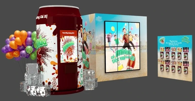 Mirinda — Thiết kế hình ảnh và phối cảnh thương hiệu