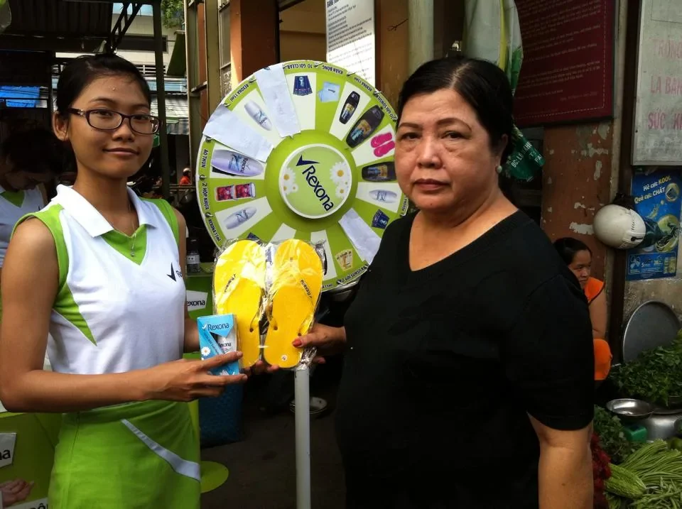 Rexona — Activation tại chợ