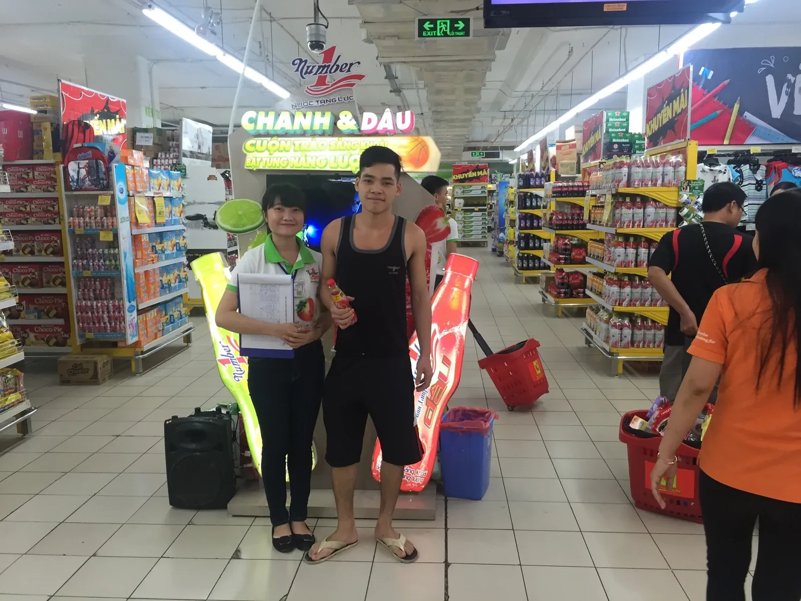 Number1 — Activation tại siêu thị