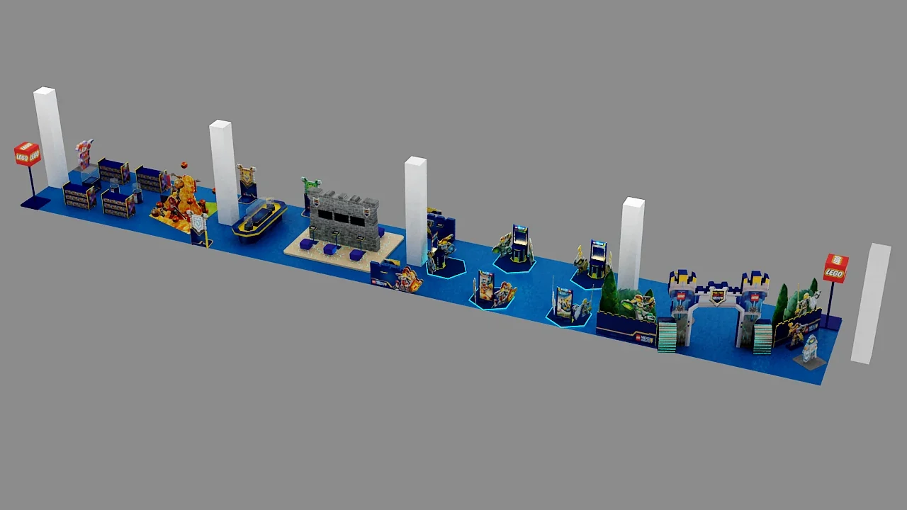 LEGO — Thiết kế hình ảnh và phối cảnh thương hiệu