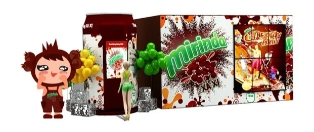 Mirinda — Thiết kế hình ảnh và phối cảnh thương hiệu