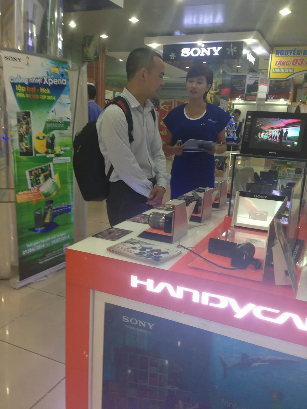 Citibank — Mobile activation tại siêu thị điện máy