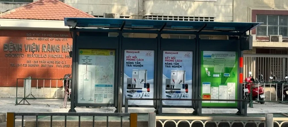Honeywell — Quảng cáo nhà chờ xe buýt