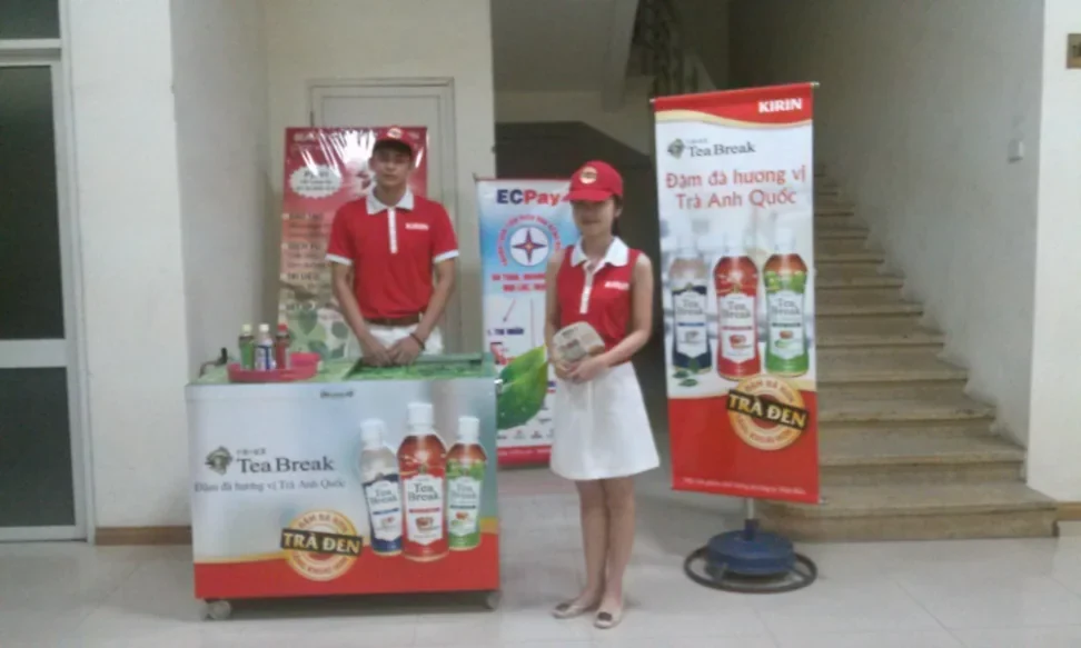 Kirin TeaBreak — Sampling tại tòa nhà văn phòng