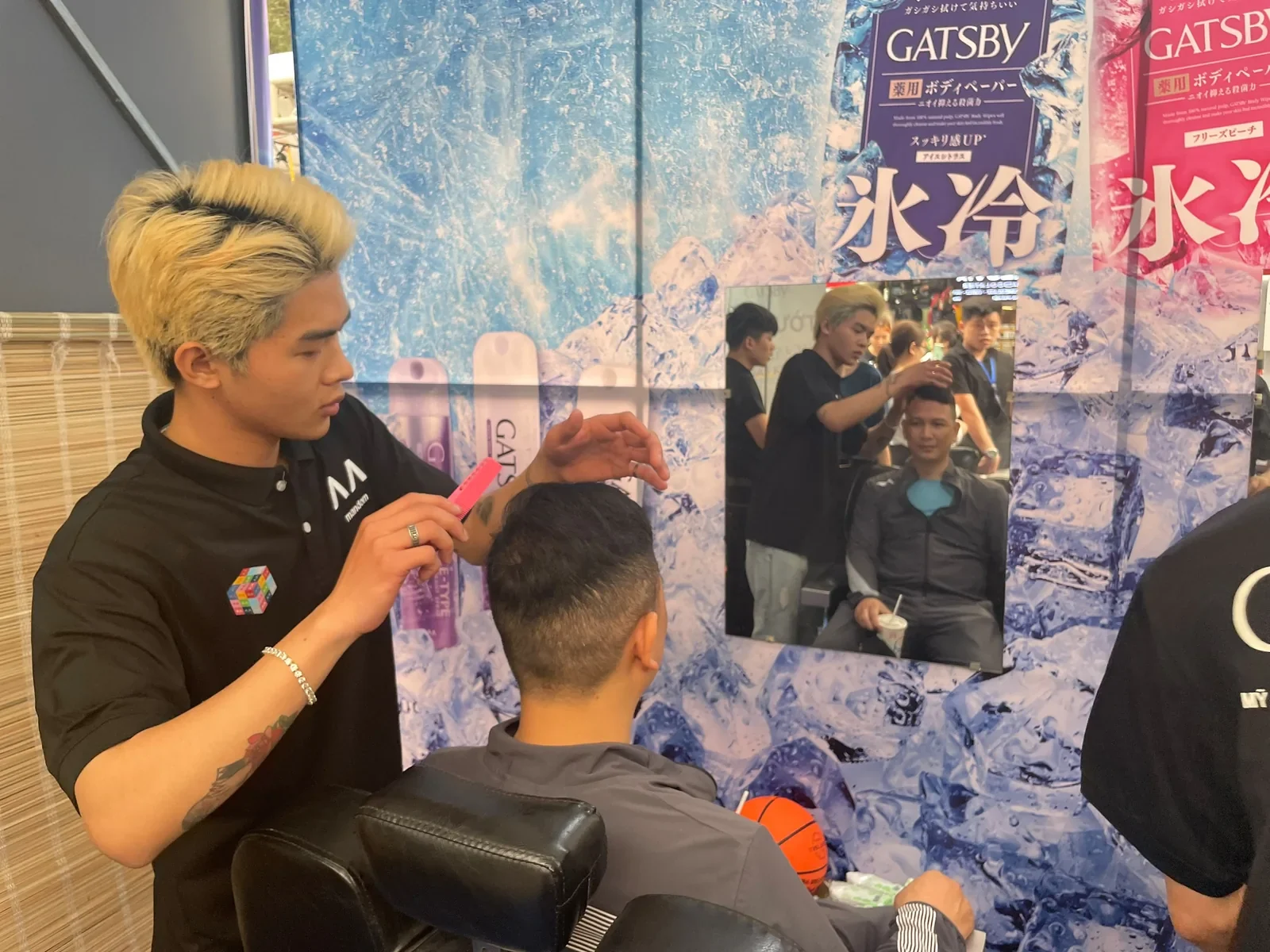 Gatsby — Festival activation và hair styling