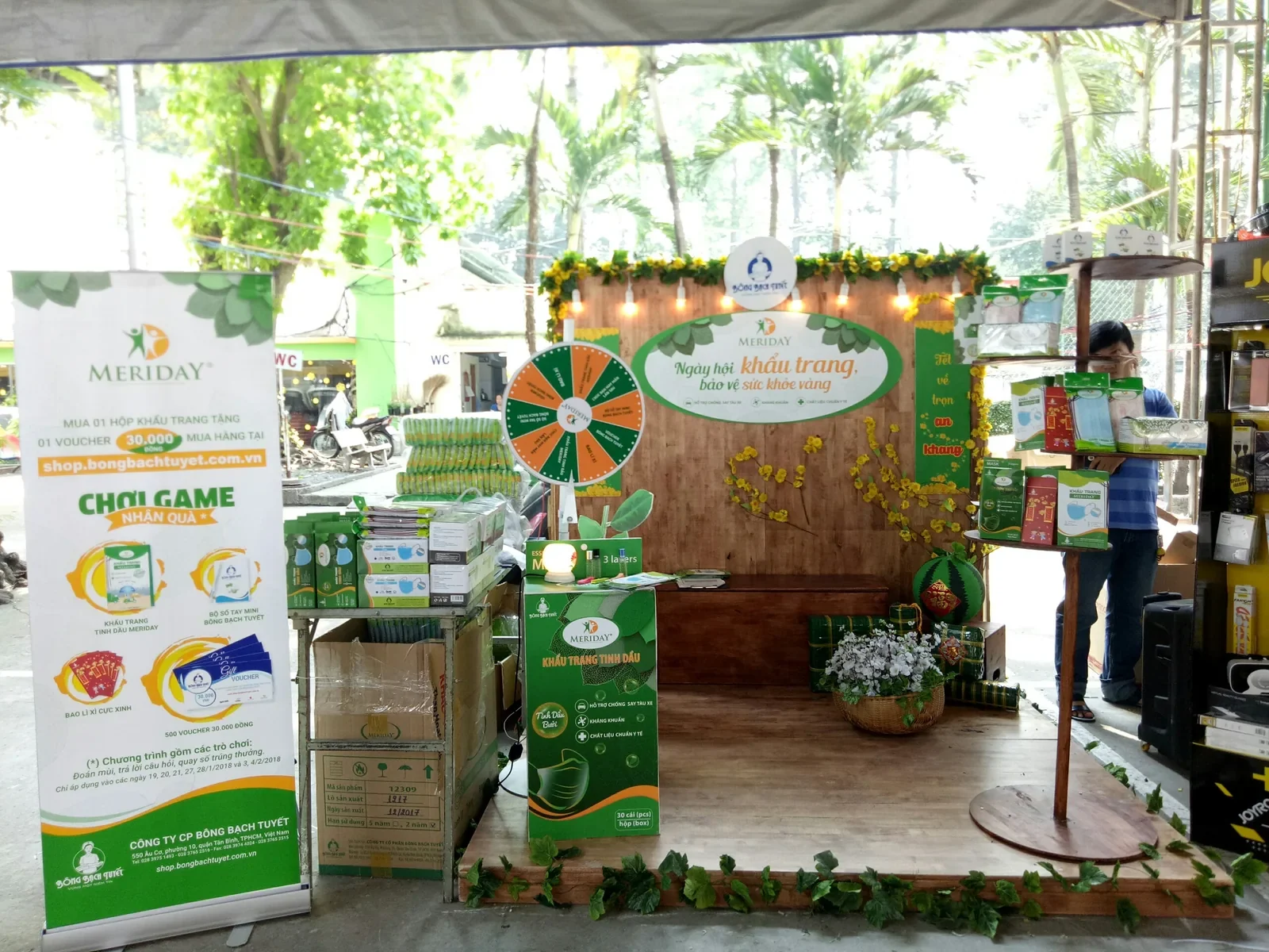 MERIDAY — Booth tương tác tại hội chợ
