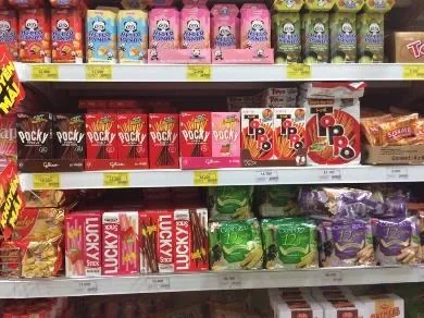 Pocky — Trưng bày sản phẩm tại siêu thị