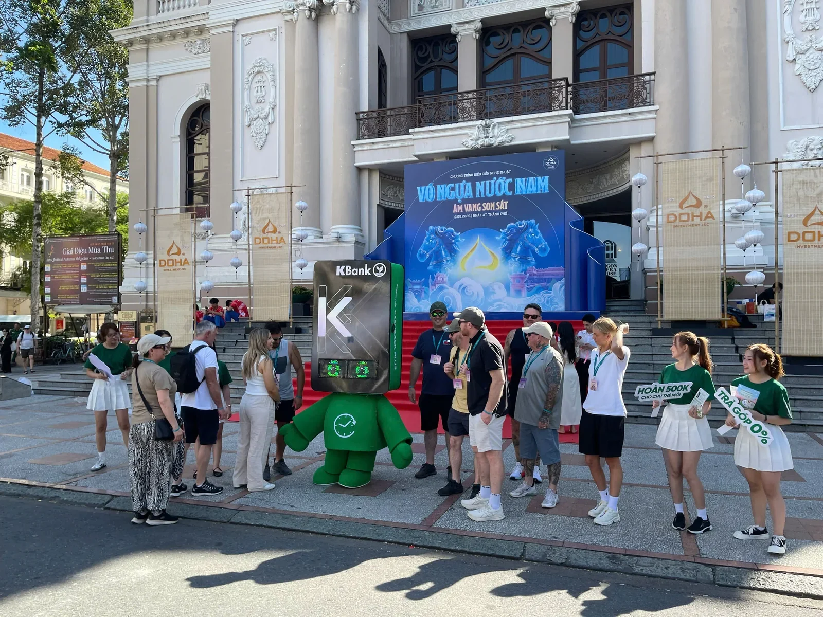 KBank — Walking billboard và mascot activation