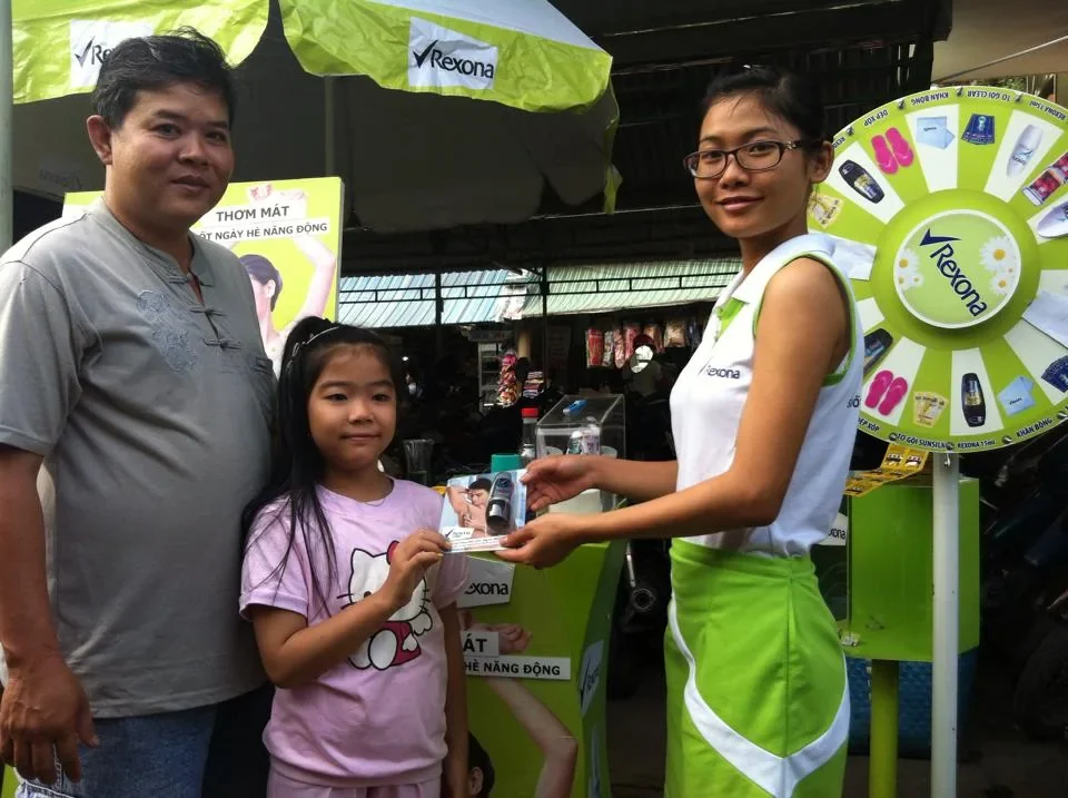 Rexona — Activation tại chợ