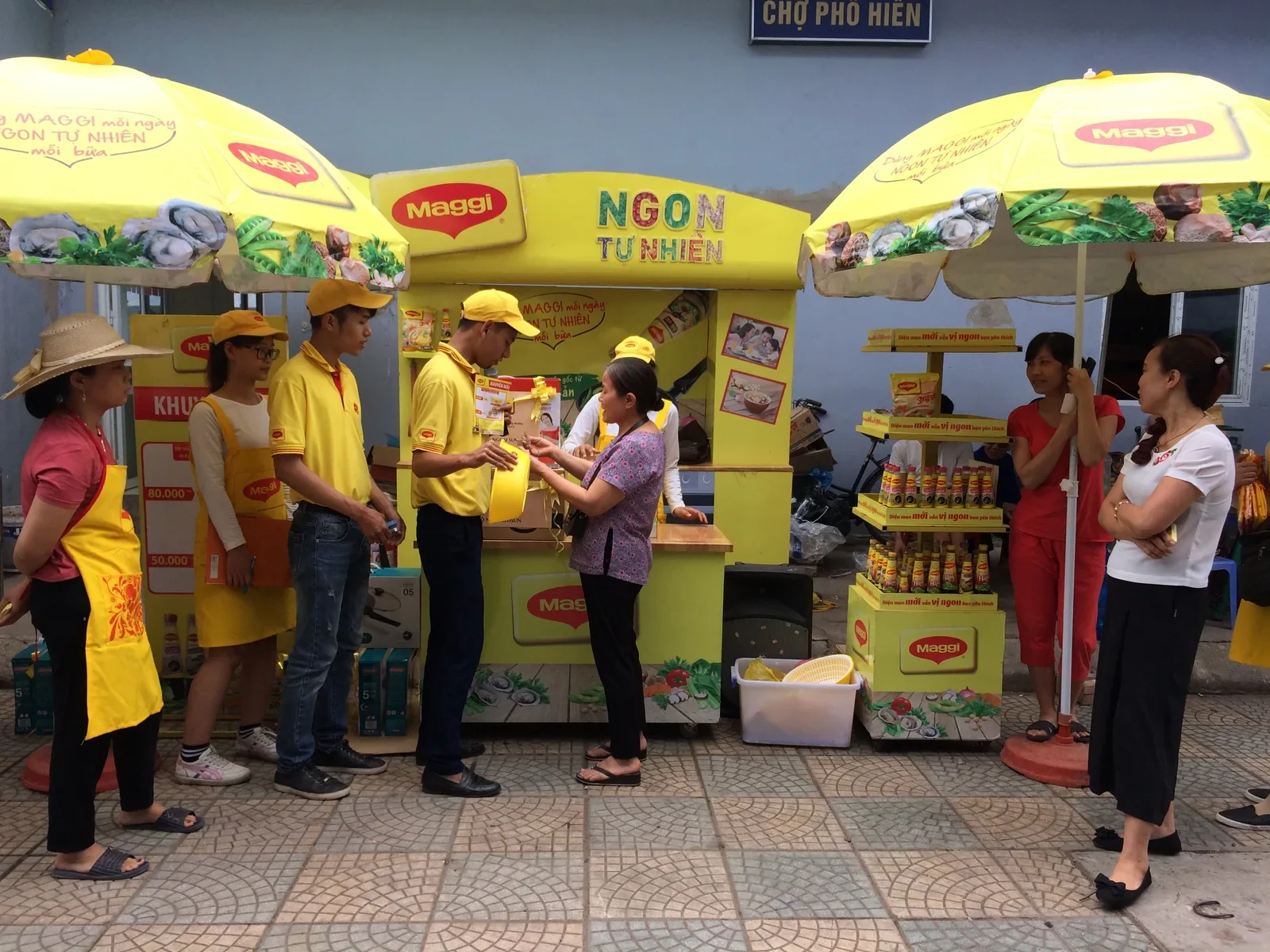 Maggi — Activation tại chợ