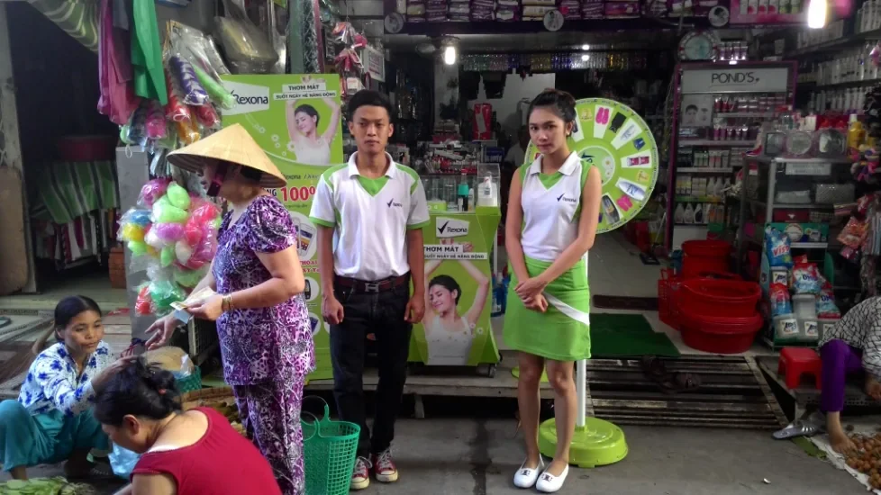 Rexona — Activation tại chợ