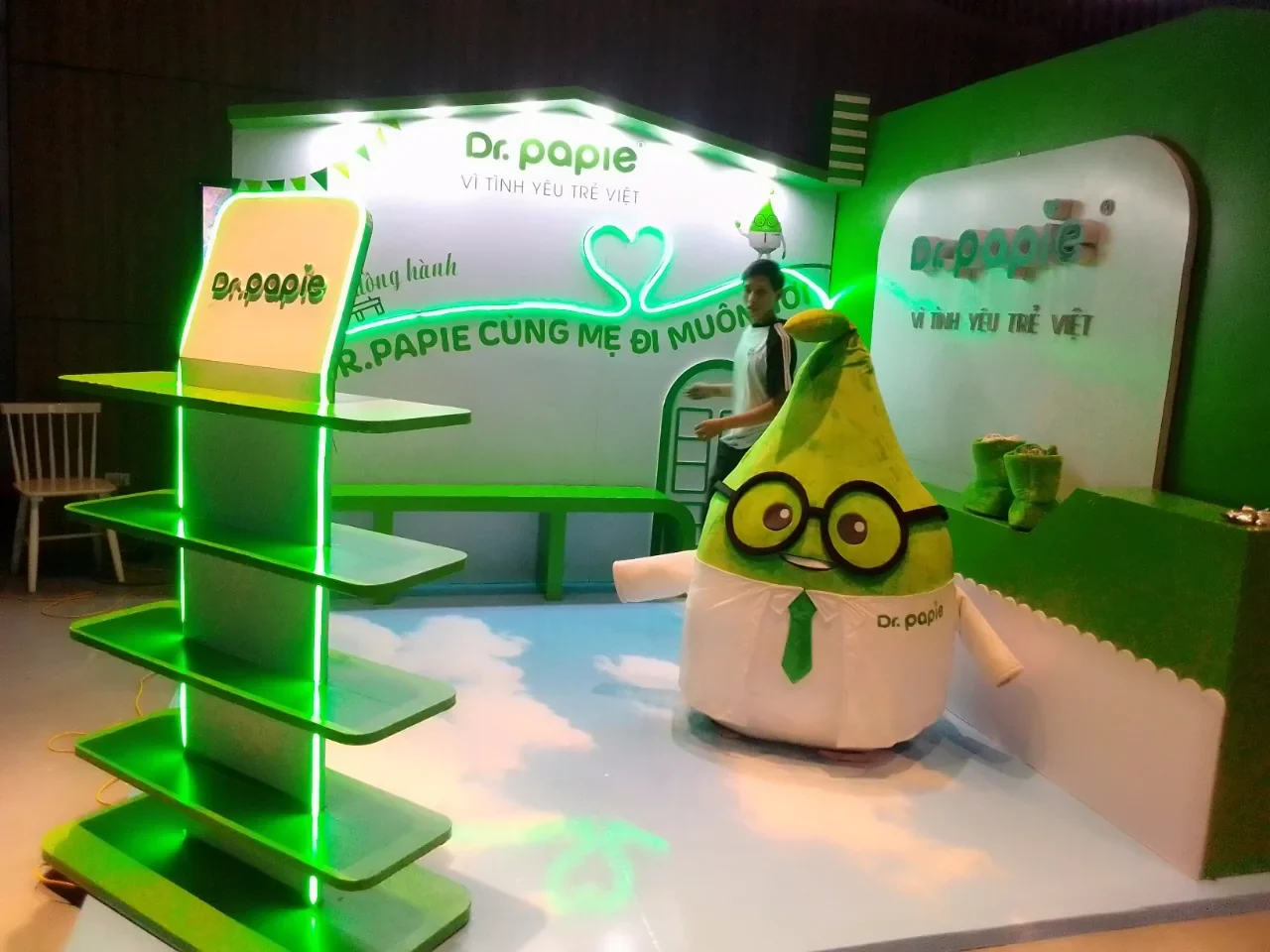 Dr.Papie — Thiết kế và lắp đặt gian hàng